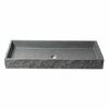 Alfi Brand 39 inch Solid Concrete Gray Matte Trough Sink for the Bathroom ABCO39TR